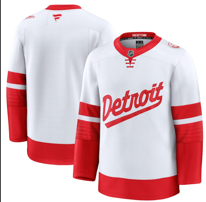 Men Detroit Red Wings Fanatics White 2025 NHL Stadium Series Premium Jersey->detroit red wings->NHL Jersey
